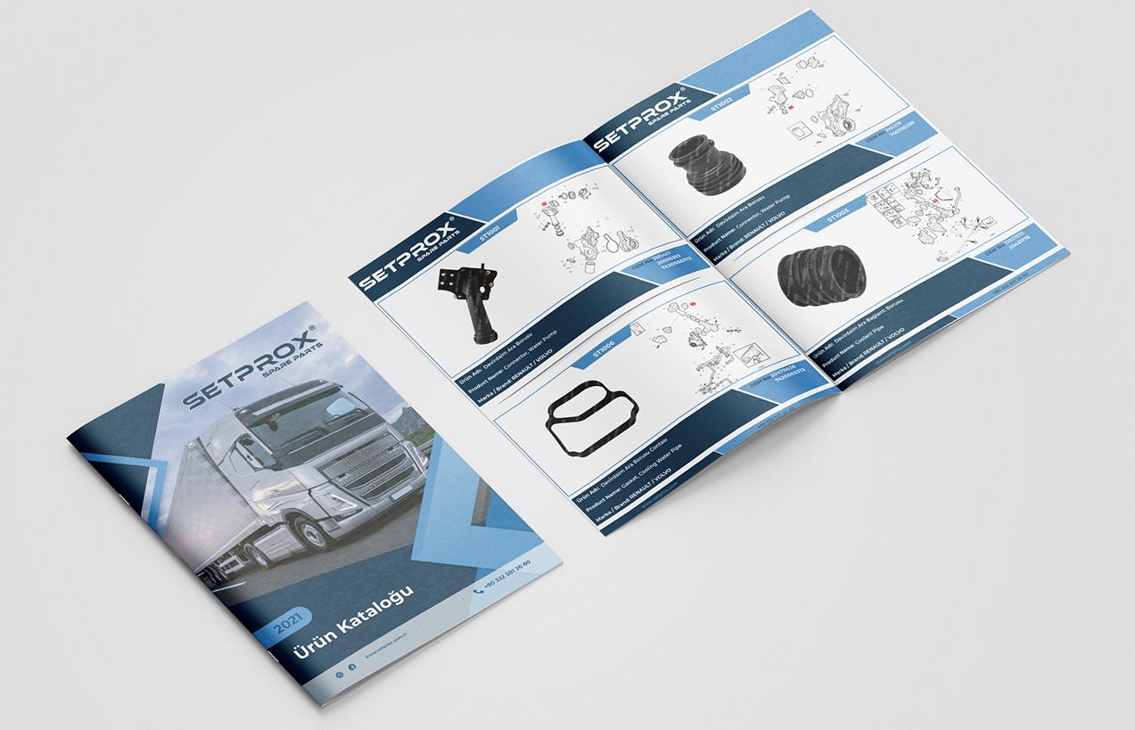 Setprox Spare Parts Katalog Tasarım